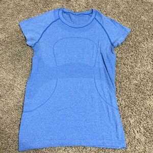 Purple/blue swiftly tech lulu shirt size 8
